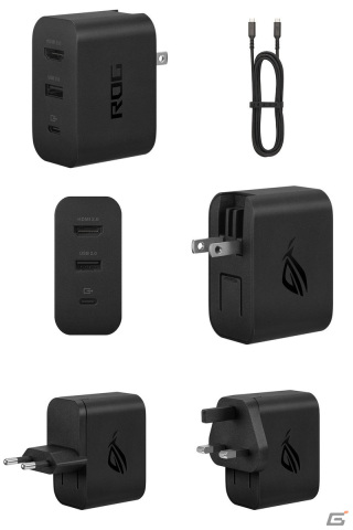 USB ACアダプタードック「ROG Gaming Charger Dock」が発売！HDMIやUSB Type-C/Type-Aポートを搭載し急速充電にも対応の画像1