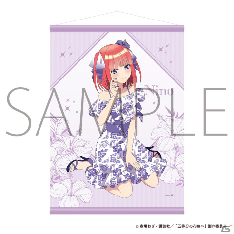 「五等分の花嫁∽」五つ子がかりゆしドレスに身を包んだ描き下ろしイラストグッズが登場！の画像13
