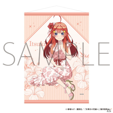 「五等分の花嫁∽」五つ子がかりゆしドレスに身を包んだ描き下ろしイラストグッズが登場！の画像16