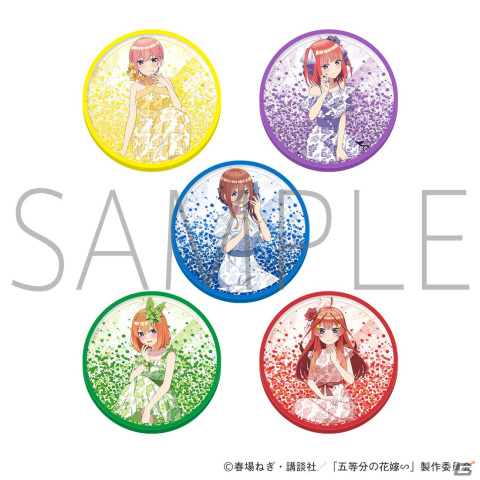 「五等分の花嫁∽」五つ子がかりゆしドレスに身を包んだ描き下ろしイラストグッズが登場！の画像18