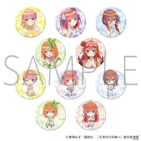 「五等分の花嫁∽」五つ子がかりゆしドレスに身を包んだ描き下ろしイラストグッズが登場！の画像3