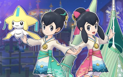 「ポケモンマスターズ EX」でエピソードイベント「離れ離れの双子星」が開催！特別な衣装のフウとランが登場