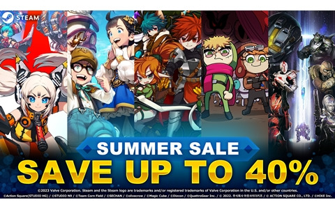 CREST GAMESがSteamサマーセールに参加！「ARIA CHRONICLE」や「METALLIC CHILD」など9タイトルが最大40％OFFに