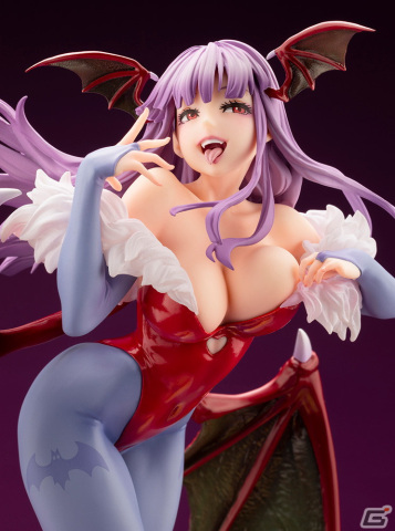 モリガンアンドリリスフィギュアKotobukiya 美少女”に描き下ろされた「リリス」が、モリガンカラーに