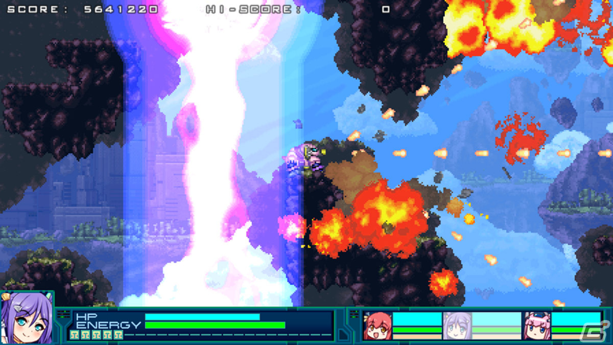 「爆裂武装 バルビークル」Switch版が7月20日にリリース！異星人ヒロインによるコミカルアクションSTGがHD化して登場の画像14