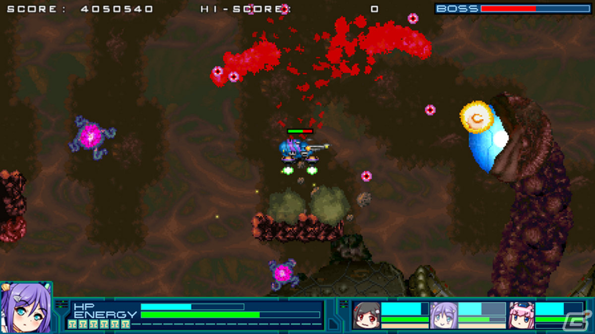 「爆裂武装 バルビークル」Switch版が7月20日にリリース！異星人ヒロインによるコミカルアクションSTGがHD化して登場の画像15