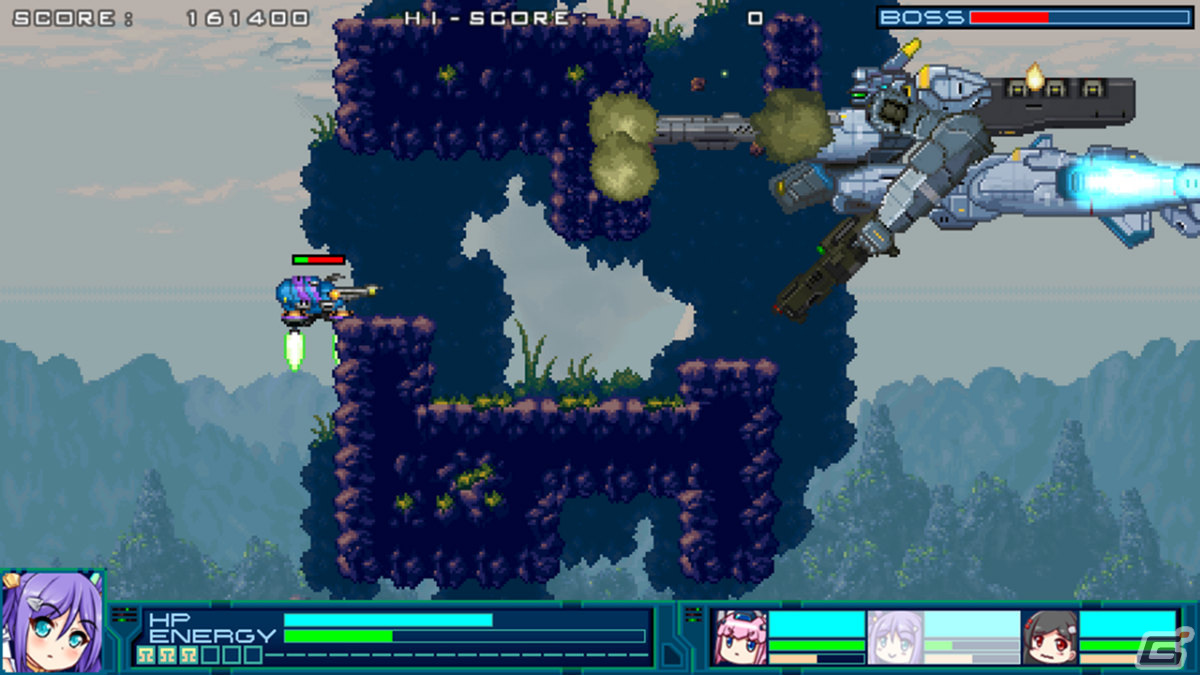 「爆裂武装 バルビークル」Switch版が7月20日にリリース！異星人ヒロインによるコミカルアクションSTGがHD化して登場の画像16
