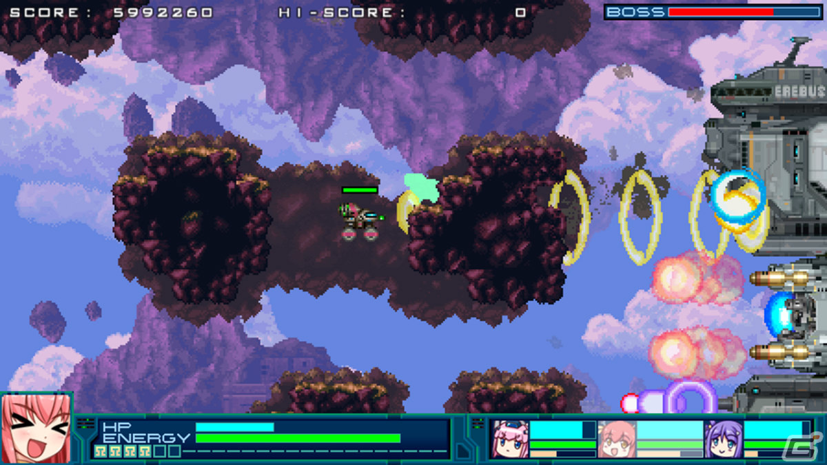 「爆裂武装 バルビークル」Switch版が7月20日にリリース！異星人ヒロインによるコミカルアクションSTGがHD化して登場の画像3