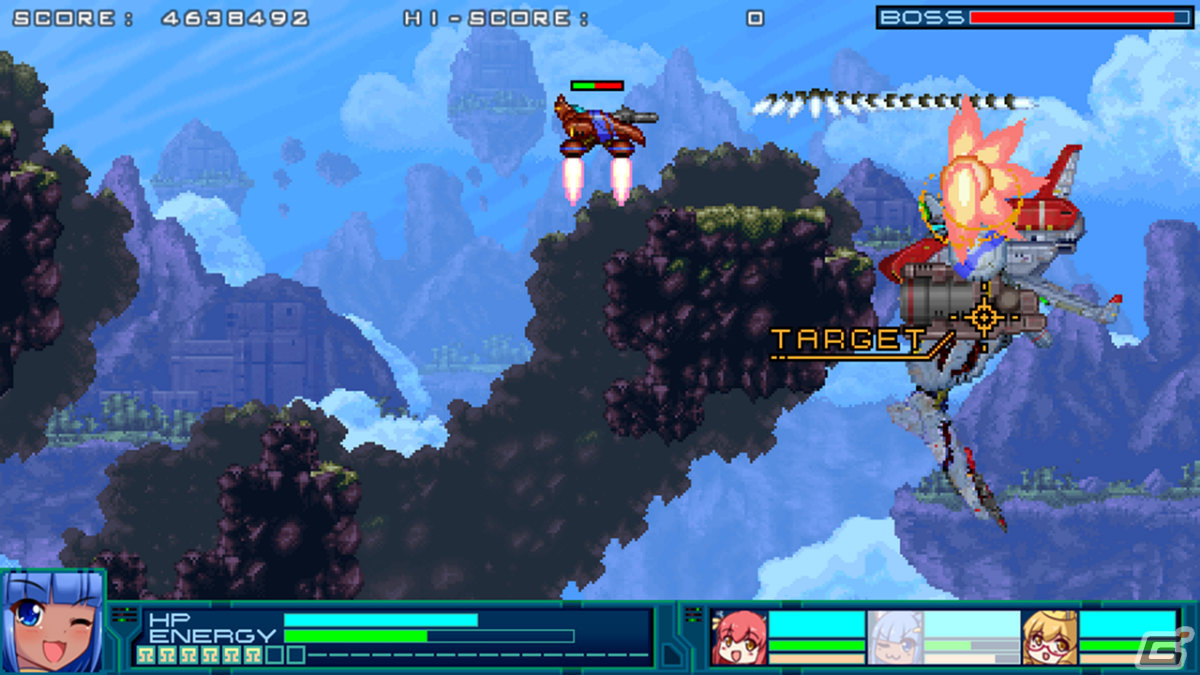 「爆裂武装 バルビークル」Switch版が7月20日にリリース！異星人ヒロインによるコミカルアクションSTGがHD化して登場の画像4