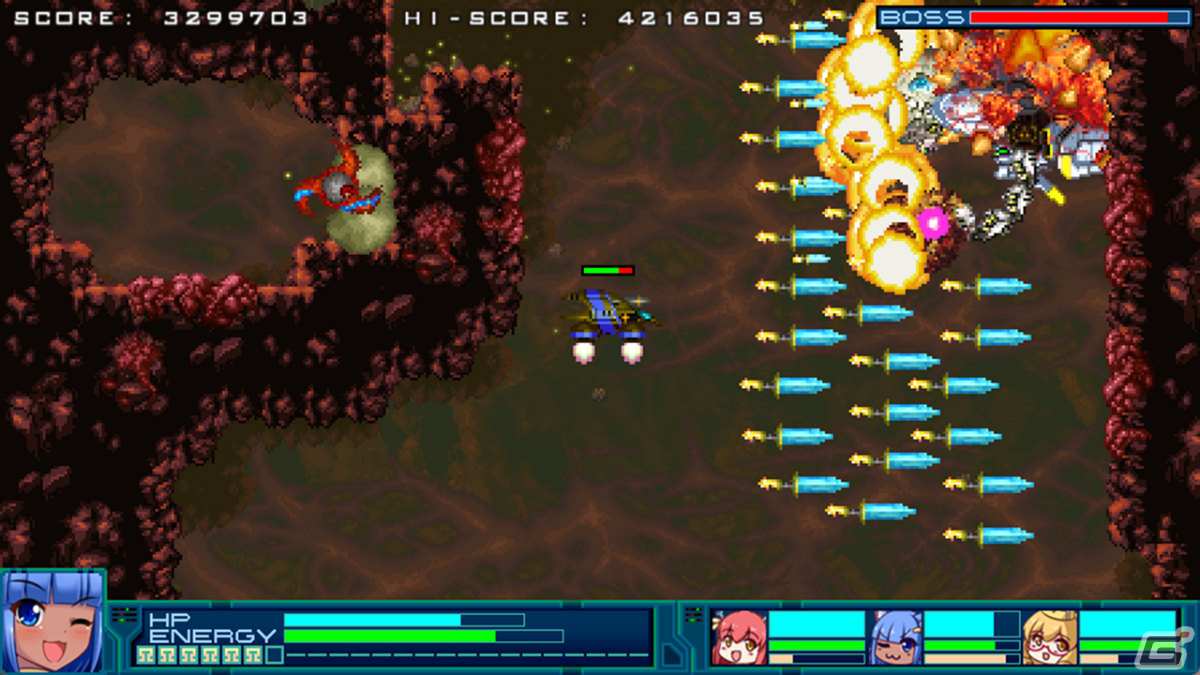 「爆裂武装 バルビークル」Switch版が7月20日にリリース！異星人ヒロインによるコミカルアクションSTGがHD化して登場の画像5