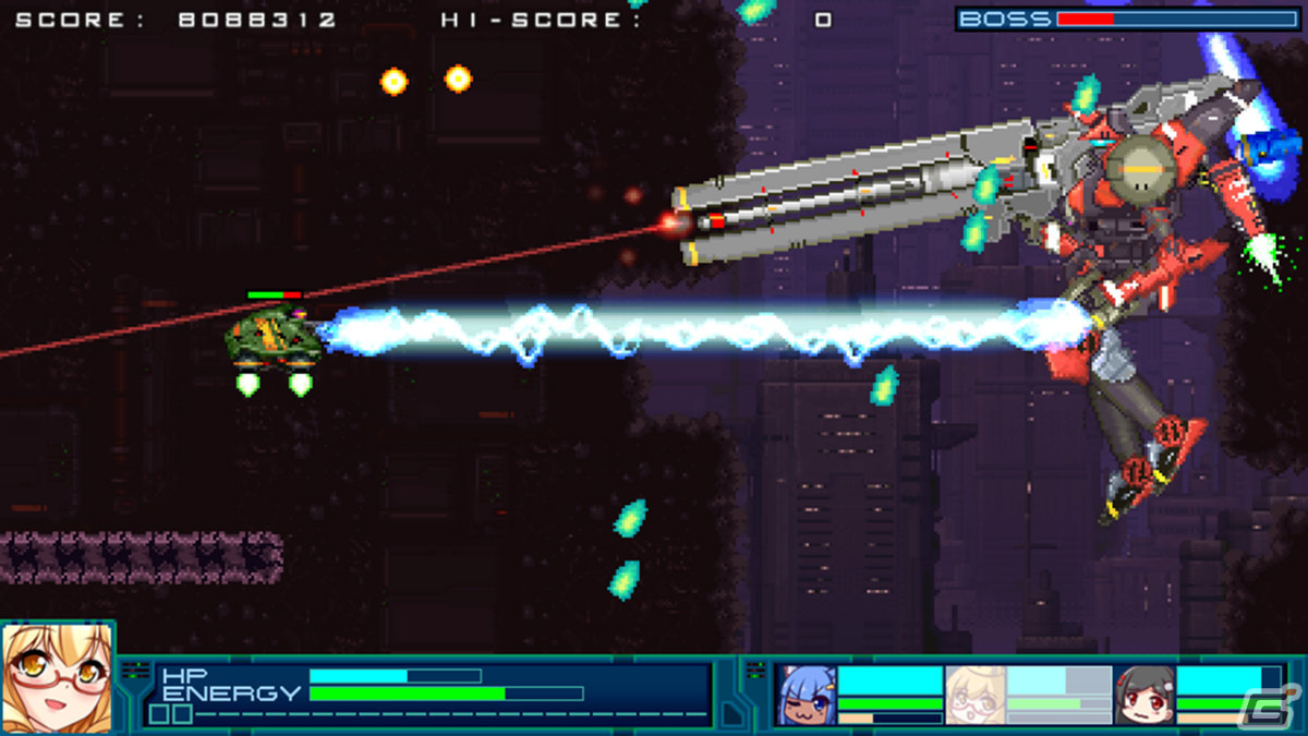 「爆裂武装 バルビークル」Switch版が7月20日にリリース！異星人ヒロインによるコミカルアクションSTGがHD化して登場の画像8
