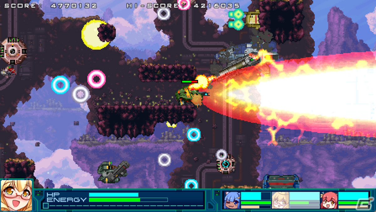 「爆裂武装 バルビークル」Switch版が7月20日にリリース！異星人ヒロインによるコミカルアクションSTGがHD化して登場の画像9