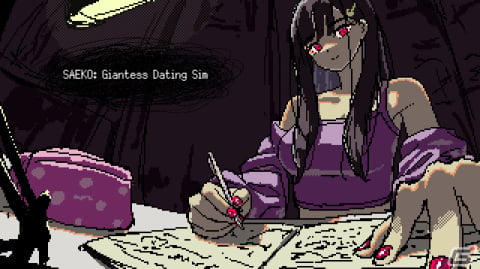「SAEKO: Giantess Dating Sim」のSteamストアページが公開――小人となって巨大な少女と生活する全年齢向けビジュアルノベルの画像1