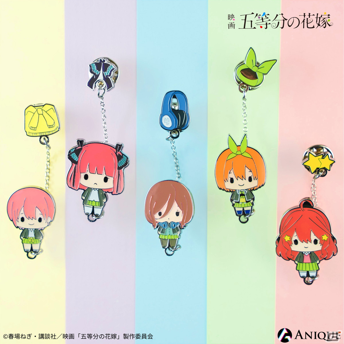 五等分の花嫁」ウェディングジオラマアクリルスタンドなどAnique