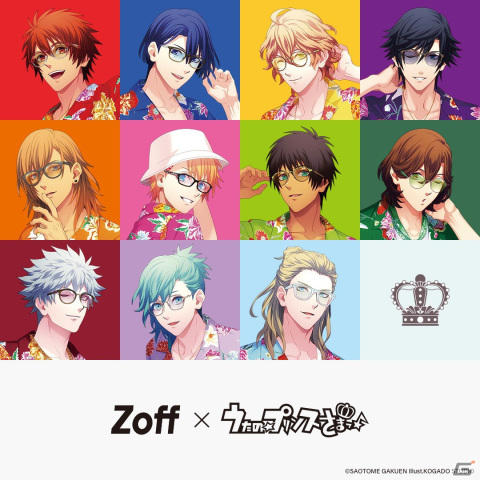 「Zoff×うたの☆プリンスさまっ♪ IDOL PRODUCE Glasses」の予約受付が7月5日より開始！6年ぶりのコラボで登場する全アイテムが公開の画像1