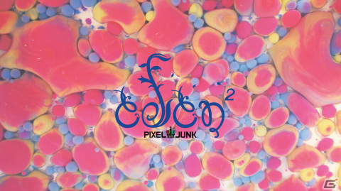 「PixelJunk Eden 2」のPS5/PS4/PC版が2023年に発売決定！ジャンプやスピンで色や形が変化する不思議な世界のアクションゲームの画像1