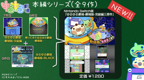 「ゆるゆる劇場-劇場版-完結編三部作」Switch版が7月13日に配信！シリーズ4作のスマホ版開発を支援するクラウドファンディングも実施の画像13
