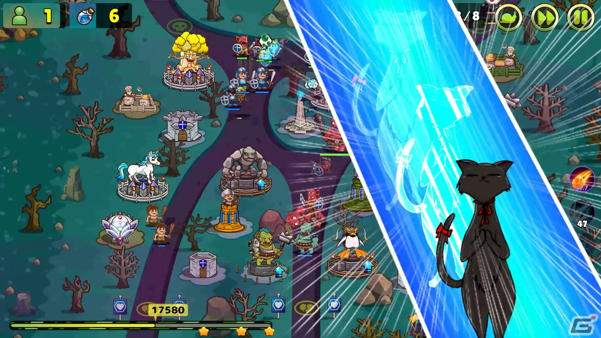 巨大ボスを仲間にできるタワーディフェンス「ルナ＆モンスターズTD ～奪われた魔法の王国～」のSwitch版が7月27日に配信！の画像14