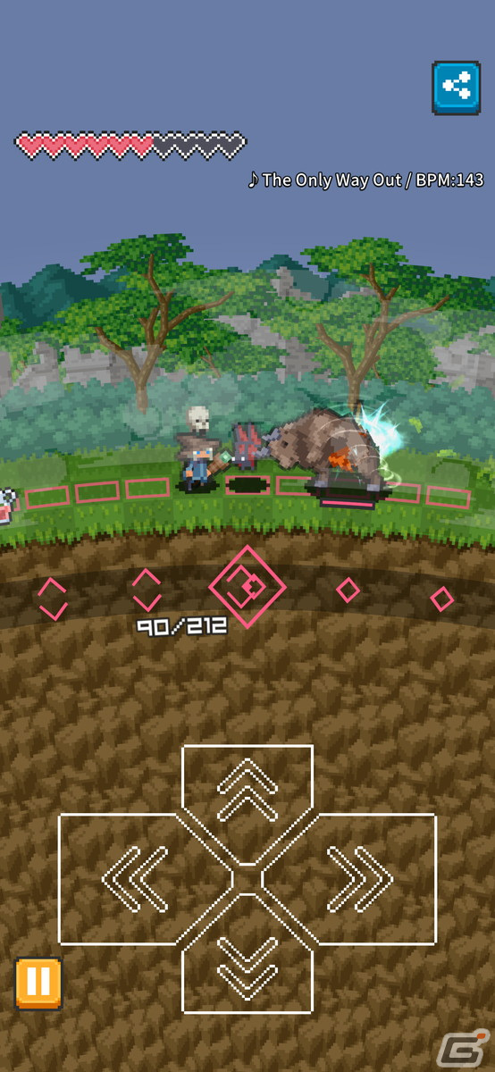 「Lilt Way」がiOS/Androidで7月28日に配信！リズムに合わせてアクションを行うハクスラRPGの画像4