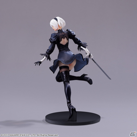スクエニの造形物ブランド・FORM-ISMから「ニーアオートマタ フォルミズム 2B（ヨルハ二号B型）」のフィギュア2種が2024年2月に発売決定！の画像11