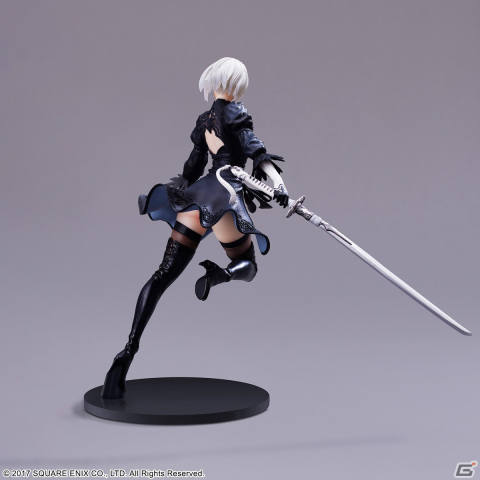 スクエニの造形物ブランド・FORM-ISMから「ニーアオートマタ フォルミズム 2B（ヨルハ二号B型）」のフィギュア2種が2024年2月に発売決定！の画像12