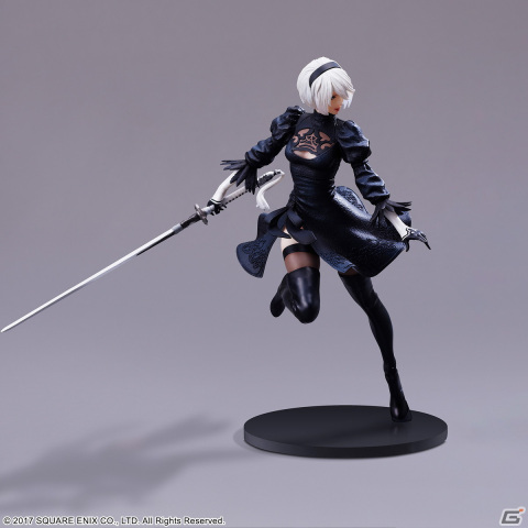 スクエニの造形物ブランド・FORM-ISMから「ニーアオートマタ フォルミズム 2B（ヨルハ二号B型）」のフィギュア2種が2024年2月に発売決定！の画像13
