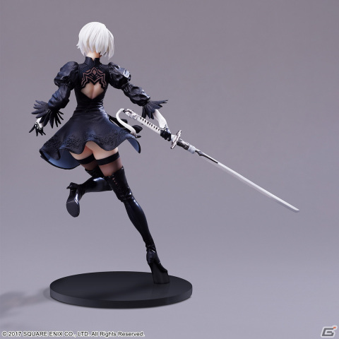 スクエニの造形物ブランド・FORM-ISMから「ニーアオートマタ フォルミズム 2B（ヨルハ二号B型）」のフィギュア2種が2024年2月に発売決定！の画像3