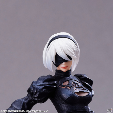 スクエニの造形物ブランド・FORM-ISMから「ニーアオートマタ フォルミズム 2B（ヨルハ二号B型）」のフィギュア2種が2024年2月に発売決定！の画像5
