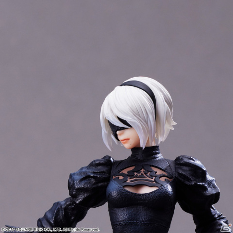 スクエニの造形物ブランド・FORM-ISMから「ニーアオートマタ フォルミズム 2B（ヨルハ二号B型）」のフィギュア2種が2024年2月に発売決定！の画像6