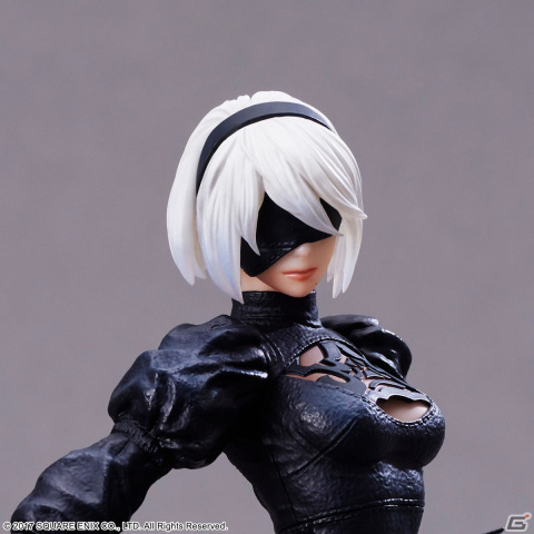 スクエニの造形物ブランド・FORM-ISMから「ニーアオートマタ フォルミズム 2B（ヨルハ二号B型）」のフィギュア2種が2024年2月に発売決定！の画像7