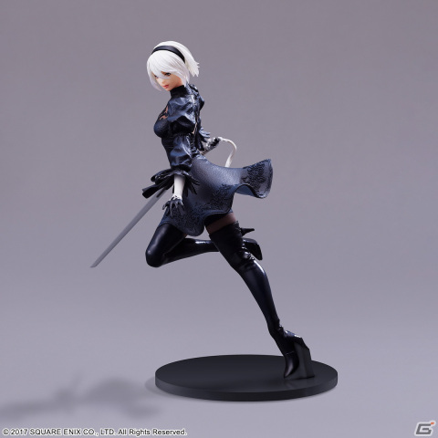スクエニの造形物ブランド・FORM-ISMから「ニーアオートマタ フォルミズム 2B（ヨルハ二号B型）」のフィギュア2種が2024年2月に発売決定！の画像9