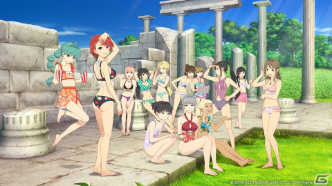 「スクスト2」夏の限定イベント「エテルノスカイアドベンチャー2023」が開催！総勢38名分の新作水着が選べる2種のデザインで登場の画像3