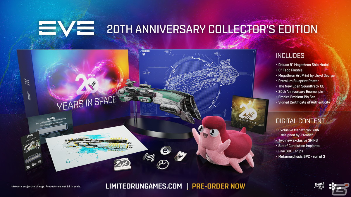 「EVE Online」20周年記念コレクターズ・エディションの詳細が公開！予約受付が開始の画像1