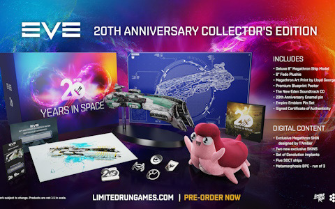 「EVE Online」20周年記念コレクターズ・エディションの詳細が公開！予約受付が開始