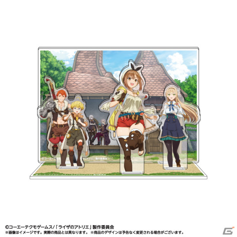 アニメ「ライザのアトリエ ～常闇の女王と秘密の隠れ家～」の描き下ろしアクリルスタンドやタペストリーなど22種のアイテムが登場！の画像13