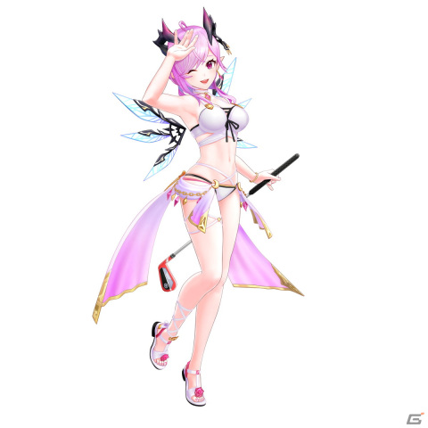 「白猫GOLF」にオスクロル（CV：茅野愛衣）の水着ウェア「波打ち際の光」が登場！ルカやシャルロットの水着ウェアも順次追加の画像3
