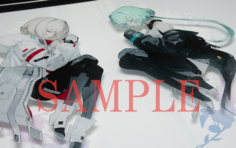 「SYNDUALITY」プロジェクトビジュアルのレイヤードグラフとアニメ「SYNDUALITY Noir」ティザービジュアルのキャンバスアートが登場！