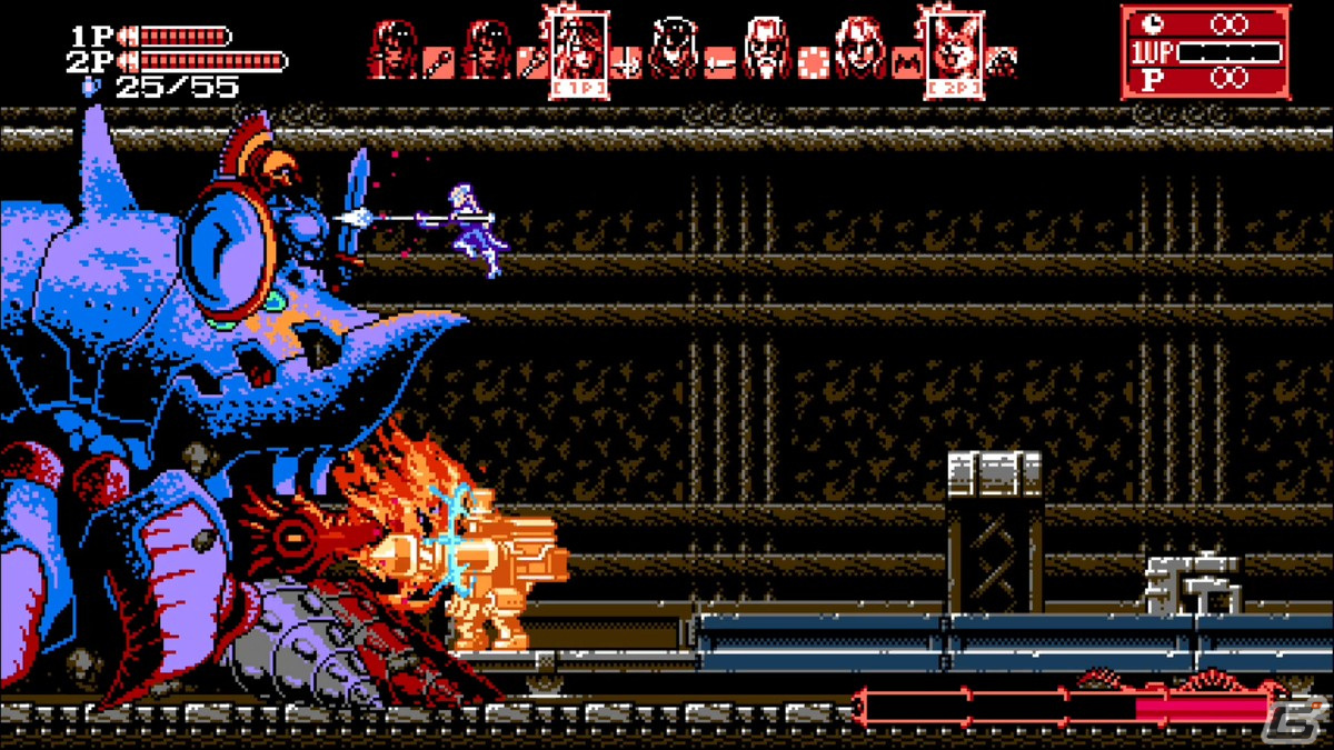 2D横スクロールACT「Bloodstained: Curse of the Moon Chronicles」が発売！夏目裕司氏による描き下ろし記念壁紙が無料配布の画像5