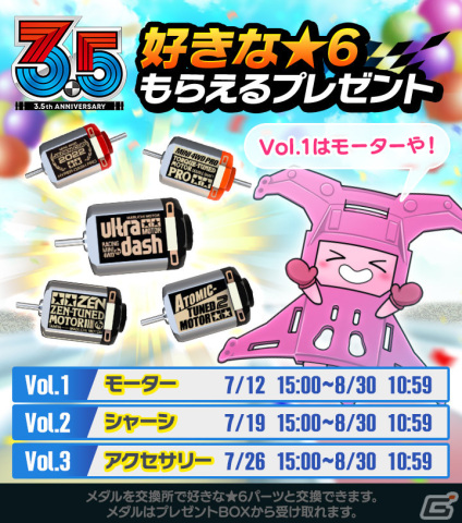 「ミニ四駆 超速グランプリ」が3.5周年を突破！相性の良いパーツが分かる新要素「ボディスタイル」など遊びやすく改善の画像5