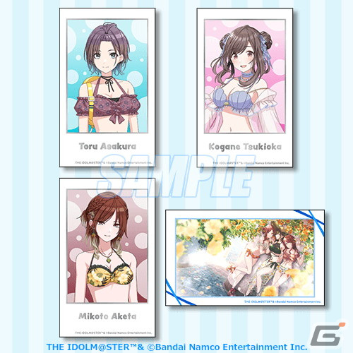 「シャニマス」八宮めぐる、白瀬咲耶、有栖川夏葉、黛 冬優子が夏のお出かけファッションで登場！オンラインくじ第二弾が7月20日より販売の画像12