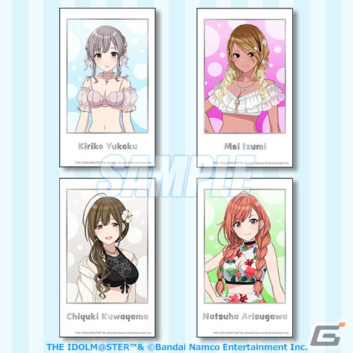 「シャニマス」八宮めぐる、白瀬咲耶、有栖川夏葉、黛 冬優子が夏のお出かけファッションで登場！オンラインくじ第二弾が7月20日より販売の画像9