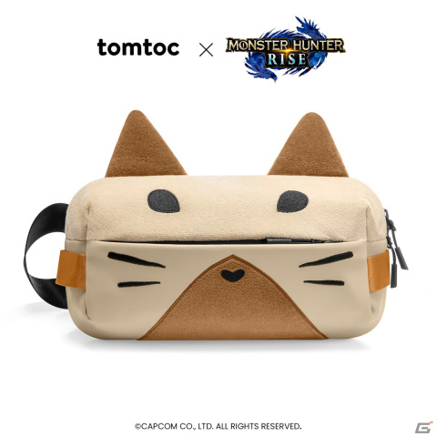 こんがり肉がボディバッグに！「モンスターハンター」×tomtocコラボによるバッグや刺繍ステッカーが登場の画像27