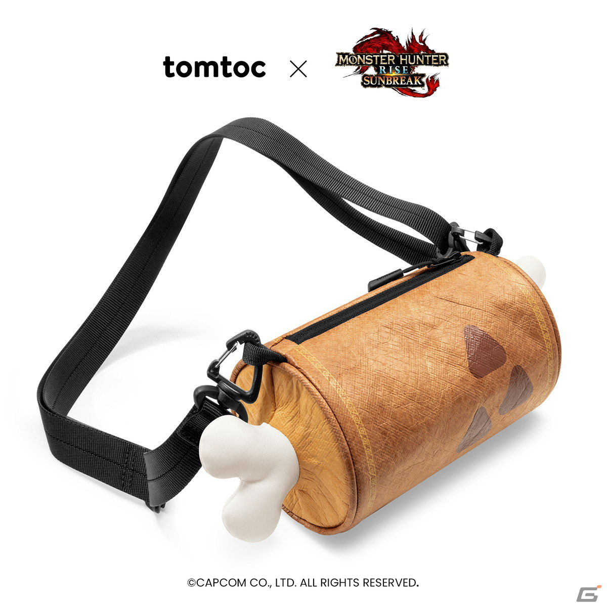 【爆売りセール開催中！】 こんがり肉がボディバッグに！「モンスターハンター」×tomtoc バッグ