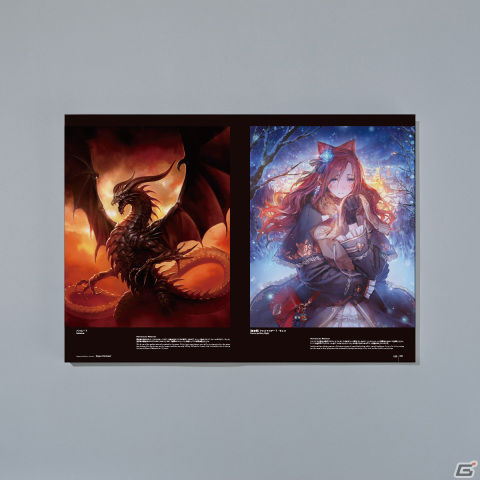 Cygames展 Artworks 複製原画 キービジュアル　バハムート Cygames展 Artworks」のグッズが公開！バハムートをデザインした