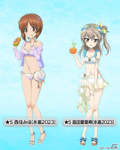 「ガールズ＆パンツァー 戦車道大作戦！」水着生徒第3弾として愛里寿＆みほが登場！の画像4