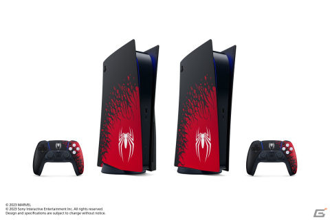「Marvel's Spider-Man 2」特別仕様のPS5本体が数量限定で9月1日に発売！デジタルエディション用カバーとDualSenseワイヤレスコントローラーもの画像5
