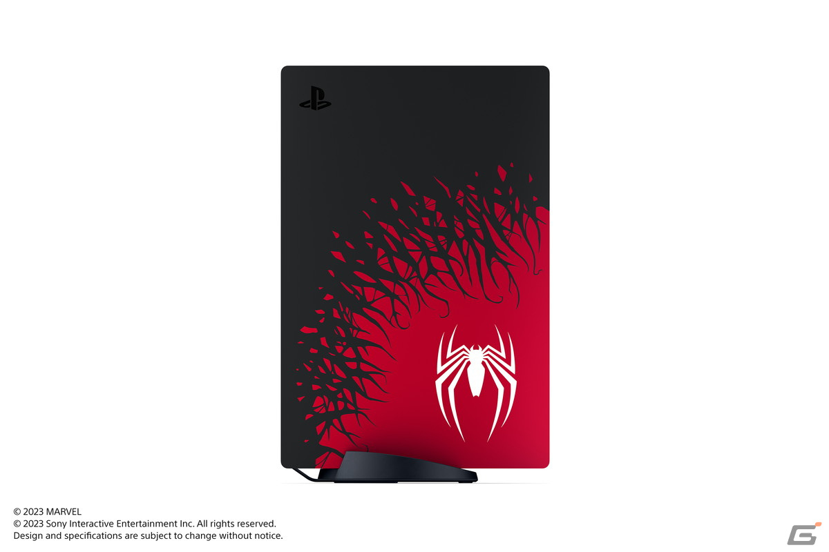 「Marvel's Spider-Man 2」特別仕様のPS5本体が数量限定で9月1日に発売！デジタルエディション用カバーとDualSenseワイヤレスコントローラーもの画像2