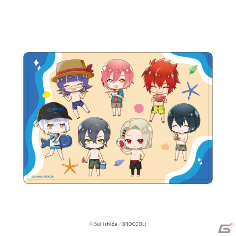 「ジャックジャンヌ」夏がテーマの新グッズがeeo Storeで発売！水着姿の「クォーツ」メンバーがデフォルメイラストで登場の画像13