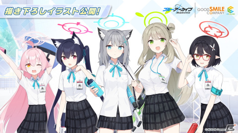 「ブルアカ」水着姿のコハル、ウイ、ヒナタ、ハナコが登場！多彩なコラボやTVアニメの新情報もの画像16