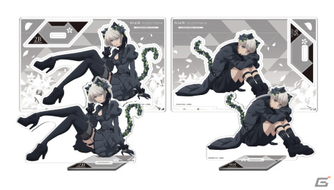 ナンジャタウンとアニメ「NieR:Automata Ver1.1a」のコラボイベントが8月11日より開催！猫耳と尻尾を装着した2B、9Sの描きおろしイラストもの画像5
